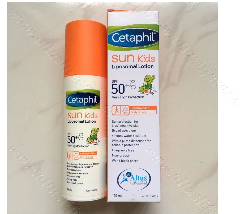 Buy Online Cetaphil Sun Kids Liposomal Lotion SPF 50+ All Skin Types