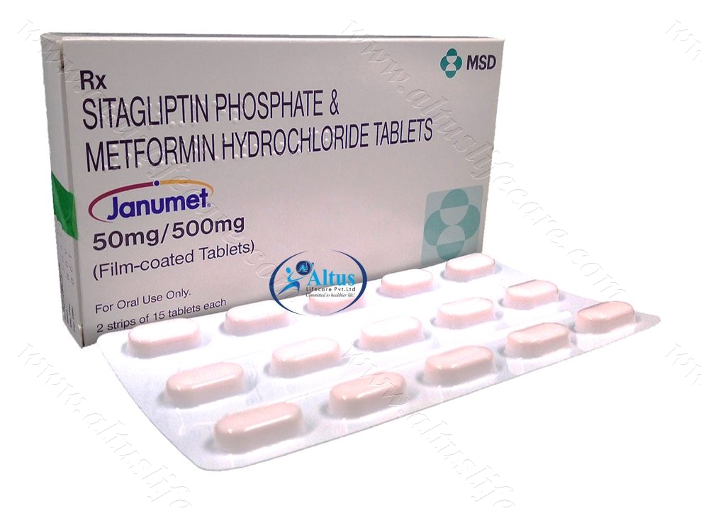 Sitagliptin (50mg) Metformin (500mg)