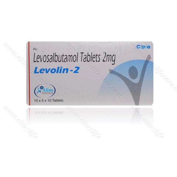 Buy Levolin 2 Tablet (Levosalbutamol 2mg)