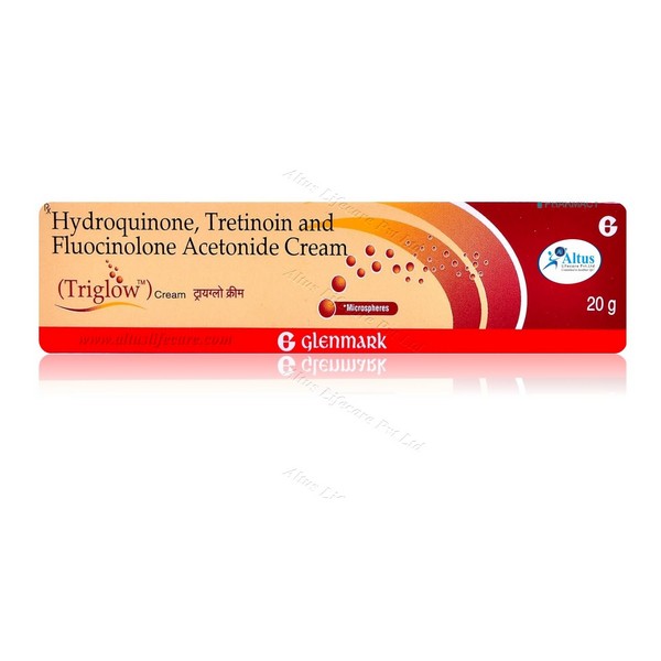 Buy Triglow Cream | Hydroquinone 2% | Tretinoin 0.05% | Fluocinolone acetonide 0.01%